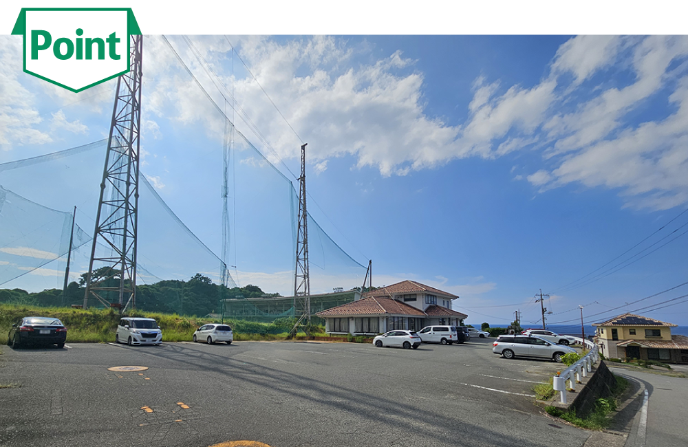 広い駐車場で楽々駐車！
42台駐車可能
